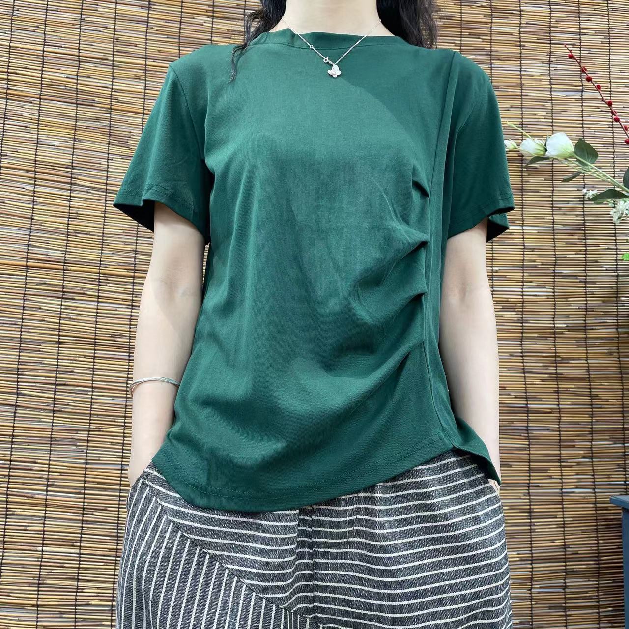 2183新款夏季时尚休闲减龄百搭短袖T恤