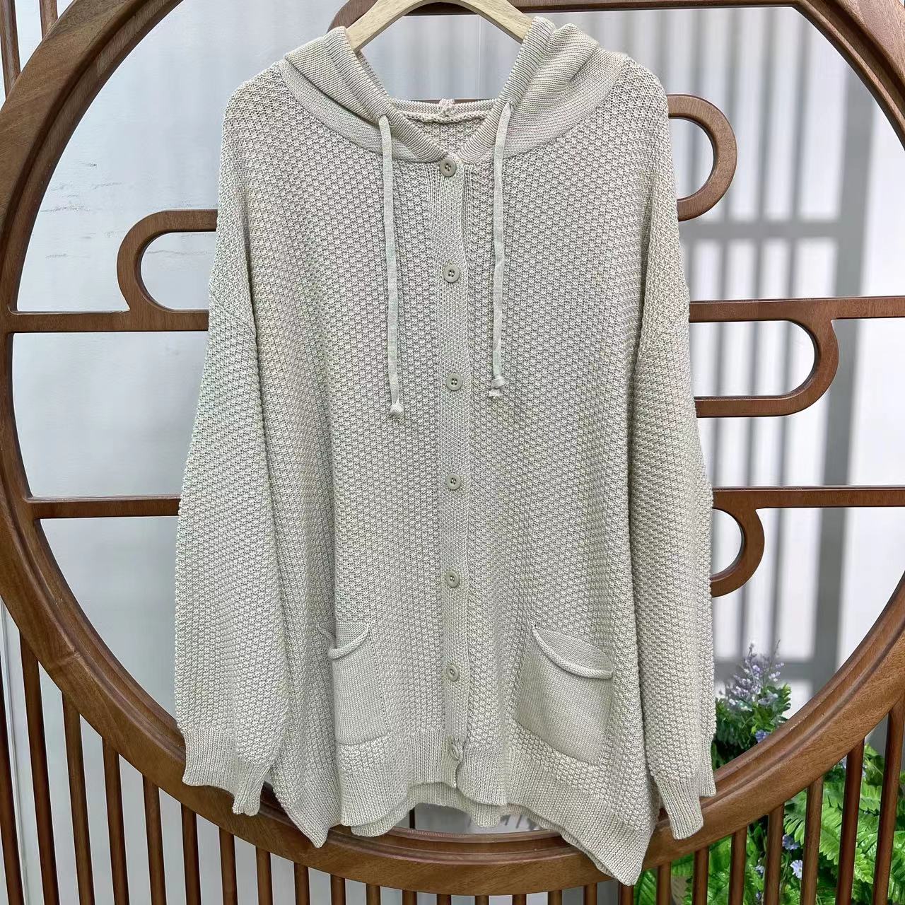 2024新款春秋宽松显瘦卫衣休闲连帽上衣