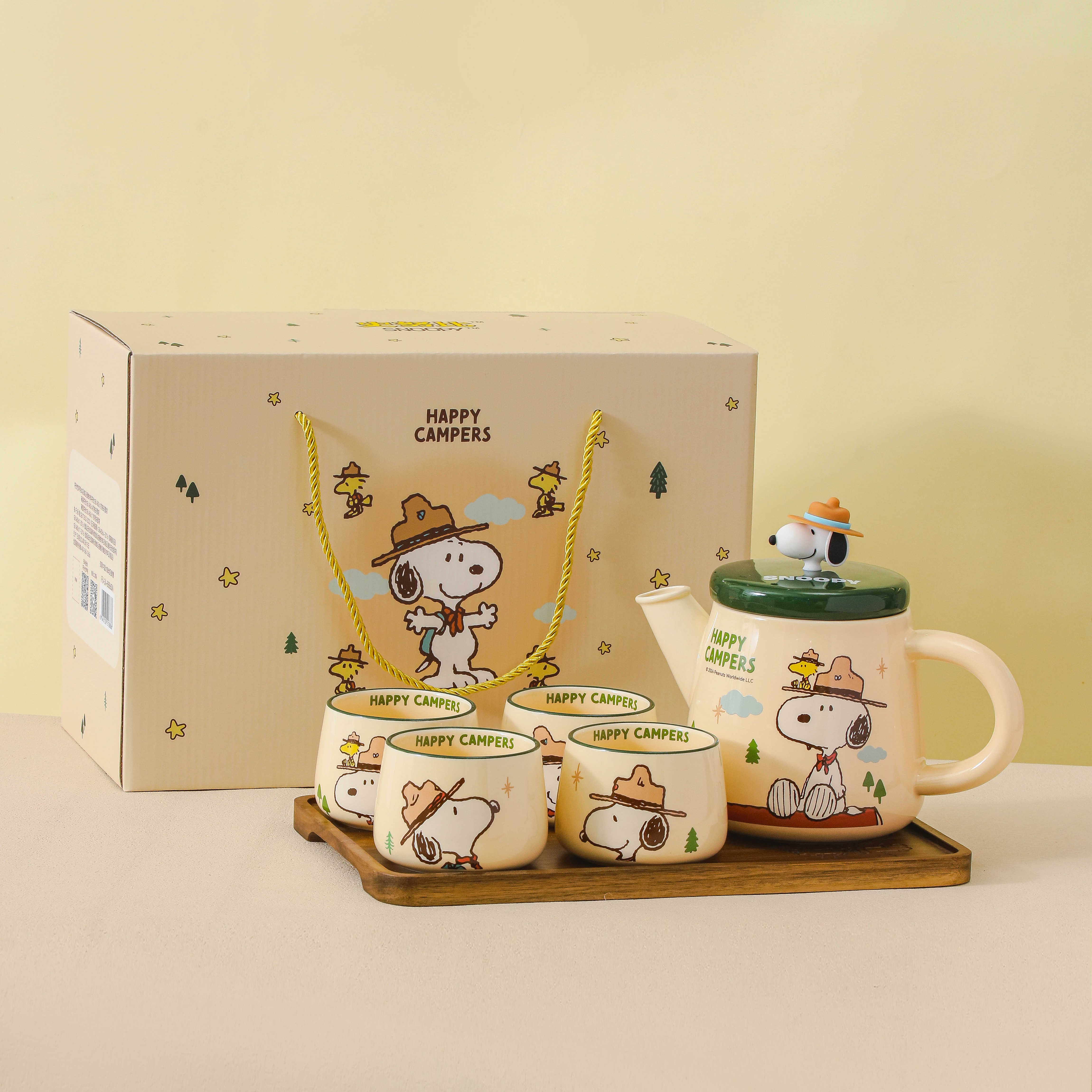 【幼姐专属】陶瓷餐具SNB户外系列茶壶套装-礼盒