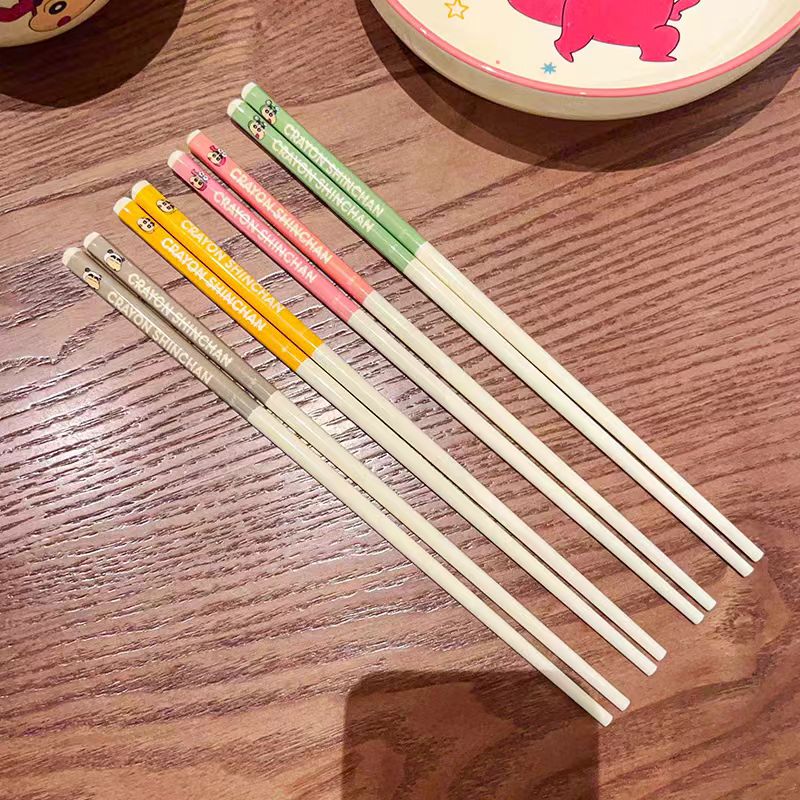 【幼姐专属】陶瓷餐具LBXX动物系列陶瓷筷子-4双混装