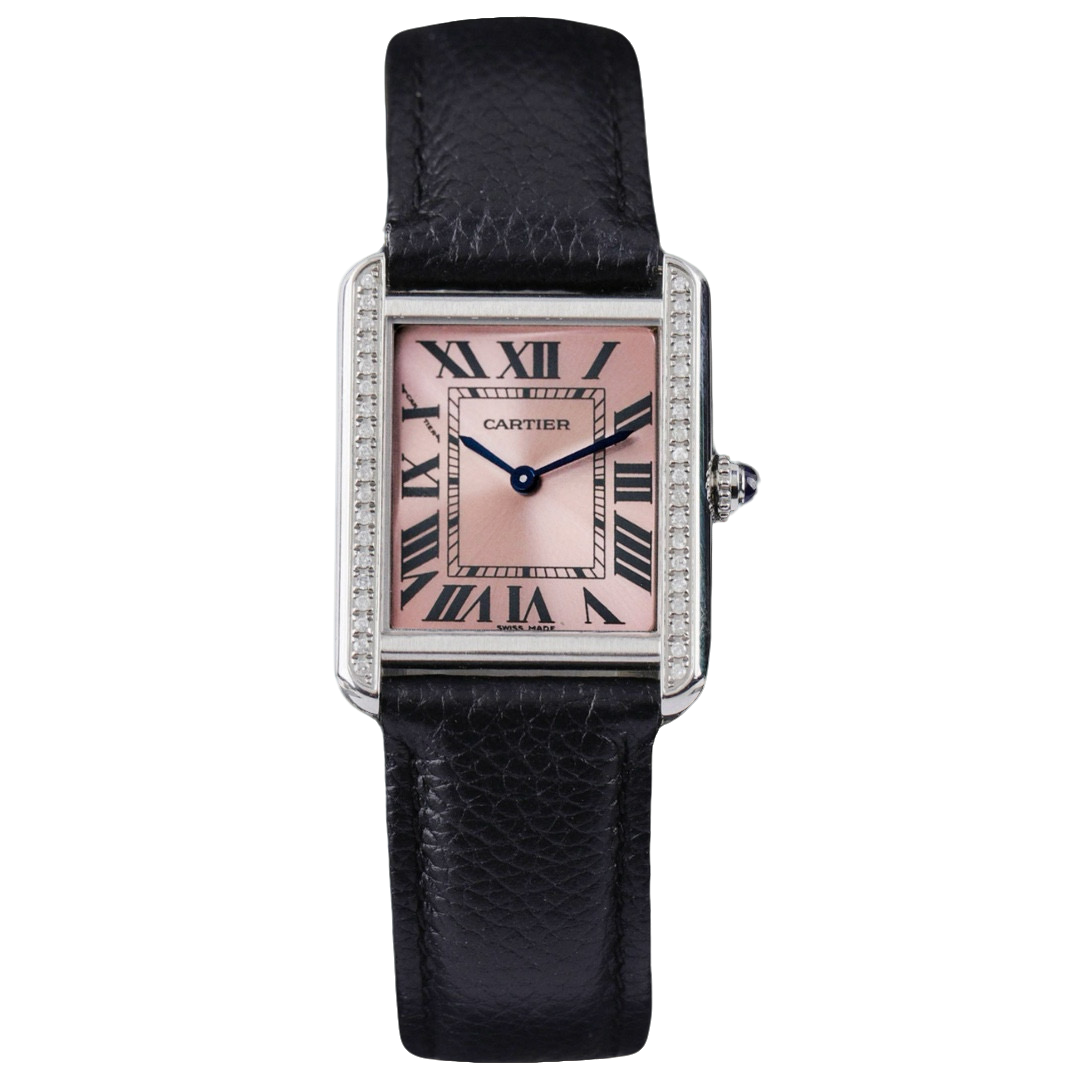 99新 Cartier/卡地亚 坦克系列W5200000石英小号