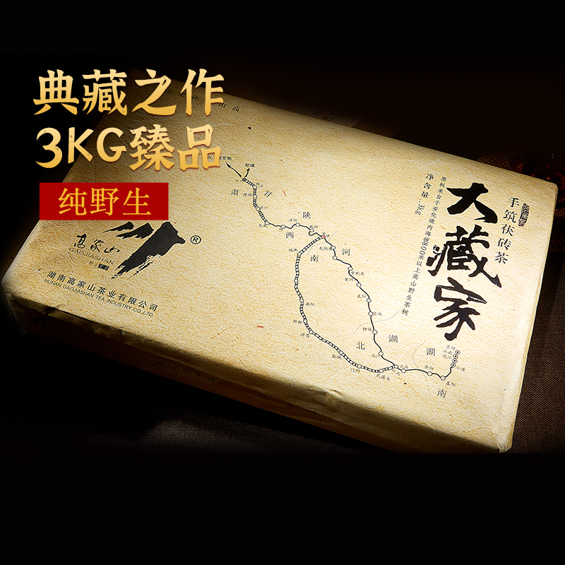 高家山野荒黑茶湖南安化黑茶大藏家分装200g