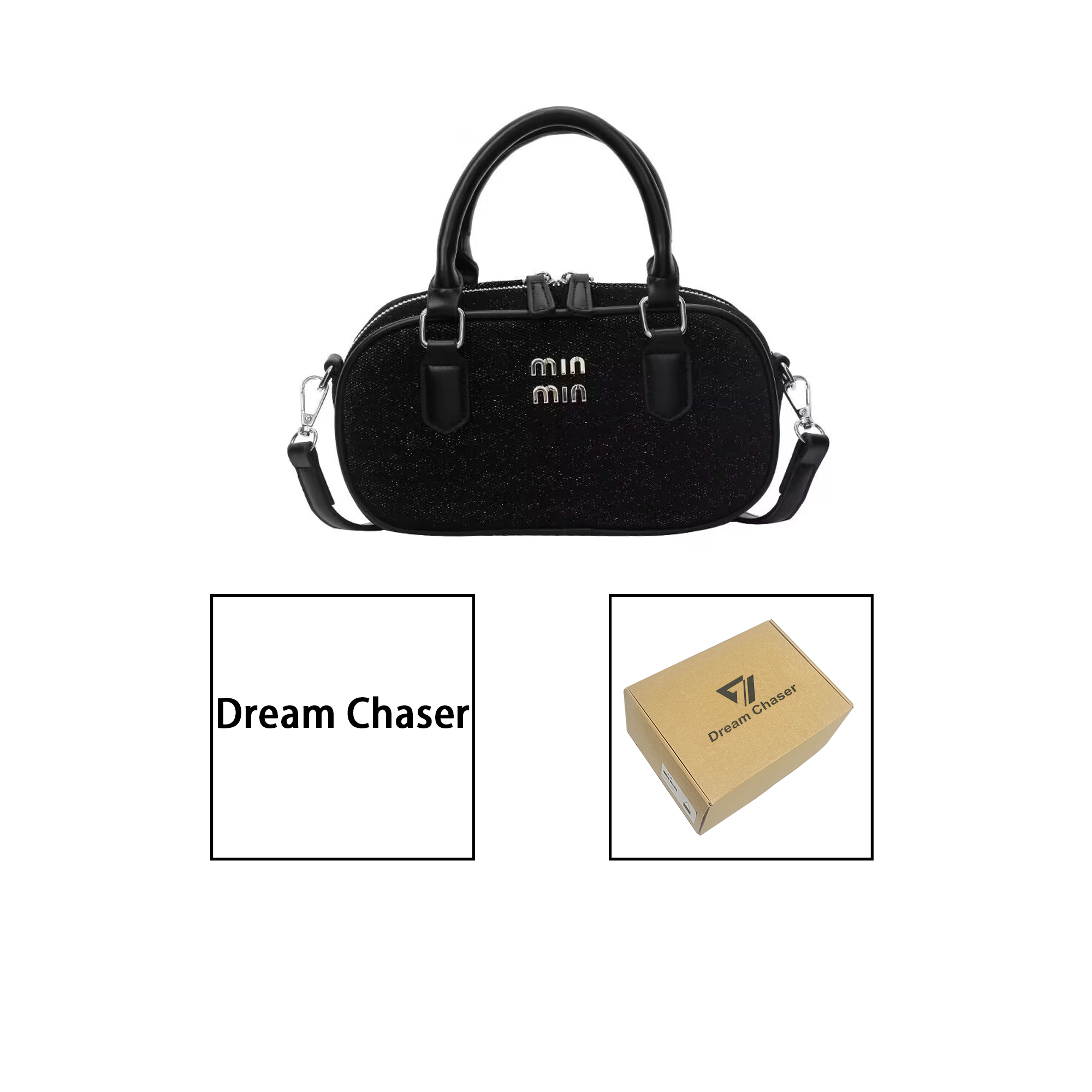【带礼盒】DreamChaser新款高级质感大容量百搭时尚腋下斜挎包MY-20