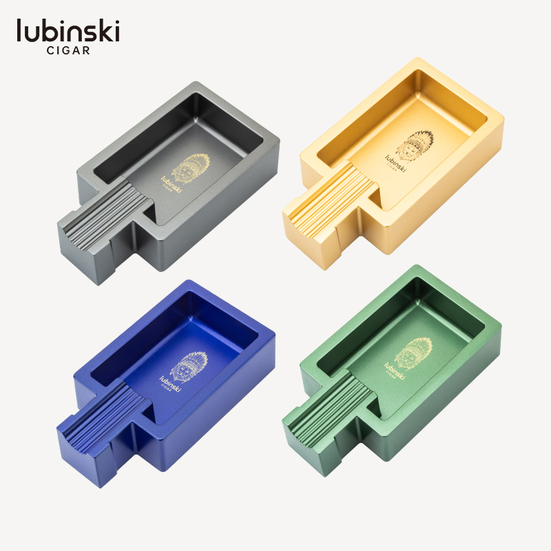 LUBINSKI 锌合金方型雪茄烟灰缸 YJA-20042