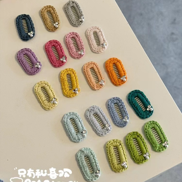 手工迷你碎发宠物bb夹蝴蝶结发夹饰品猫咪头饰约克夏马尔济斯