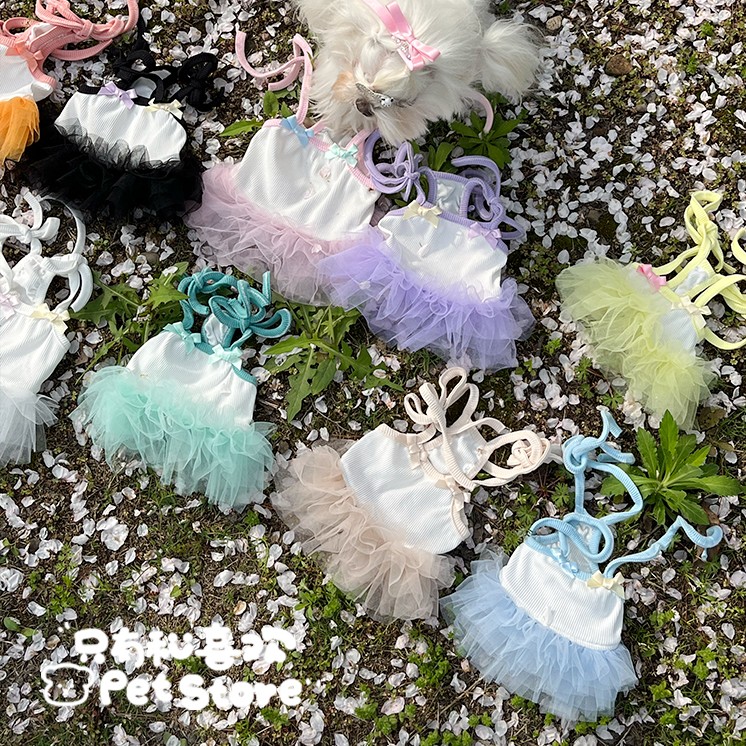 春夏芭蕾风系列狗狗猫猫芭蕾裙可爱蓬蓬裙马尔济斯约克夏西施比熊