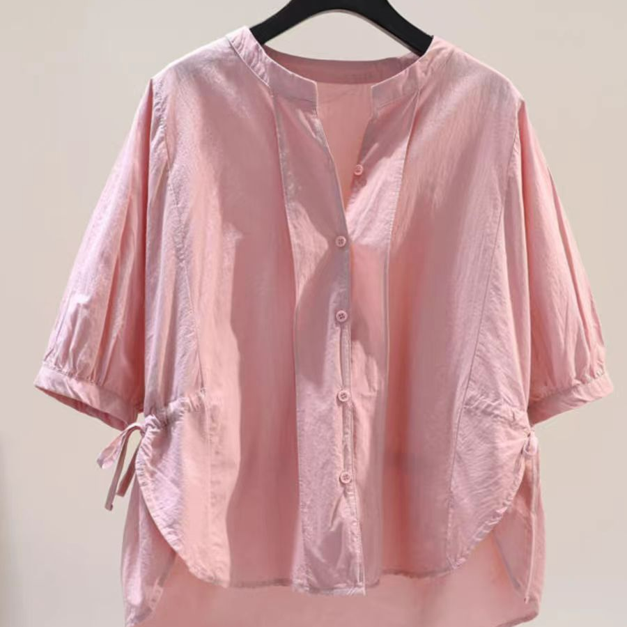 霖大姐编号J-（微瑕微脏)女款新款休闲韩版时尚短袖T恤显瘦百搭