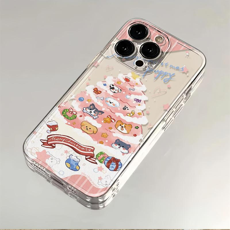 小狗圣诞树适用苹果小米oppovivo华为iPhone12/13/14/15手机壳