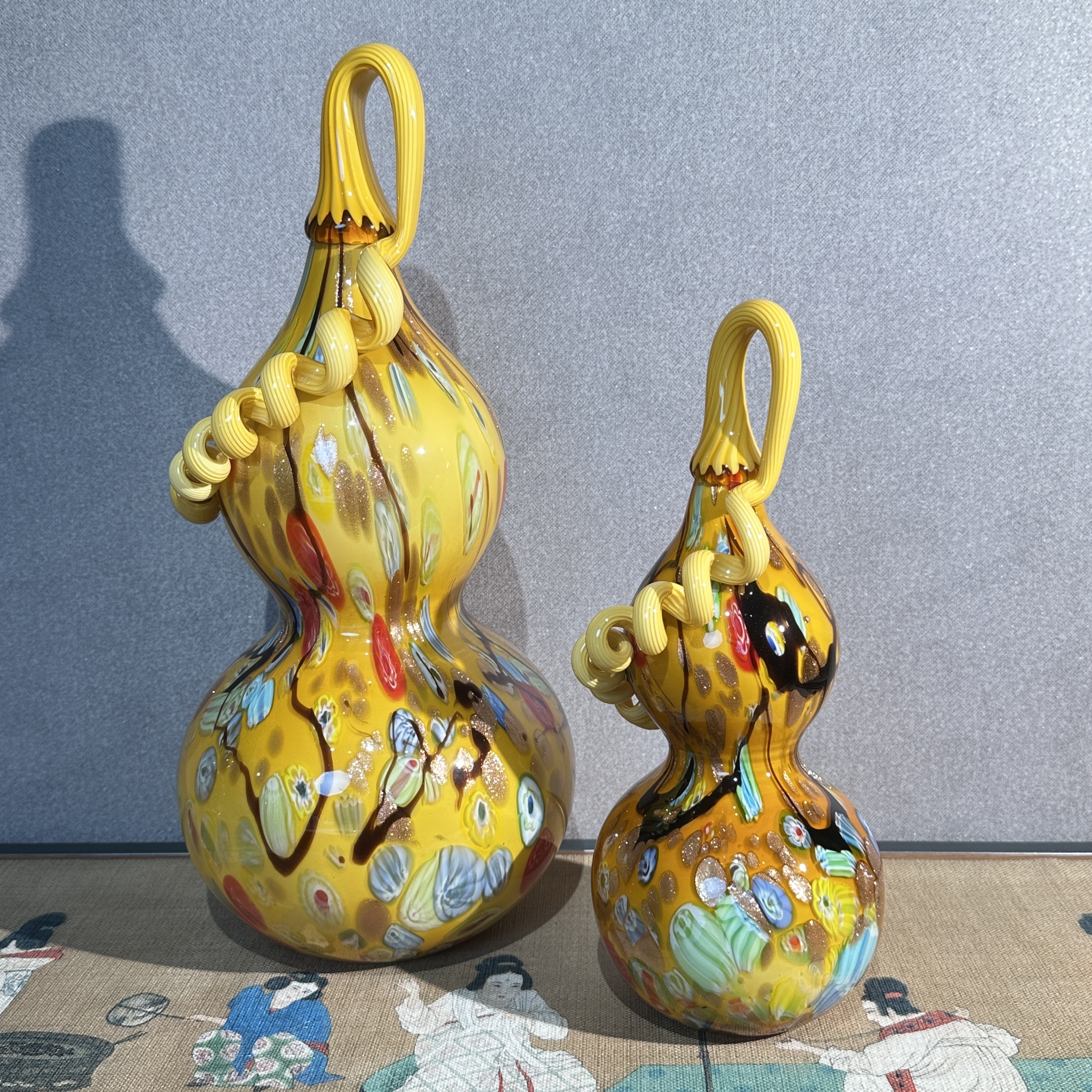 【摩登良品】手工琉璃葫芦植物摆件轻奢家居摆件办公室软装礼品
