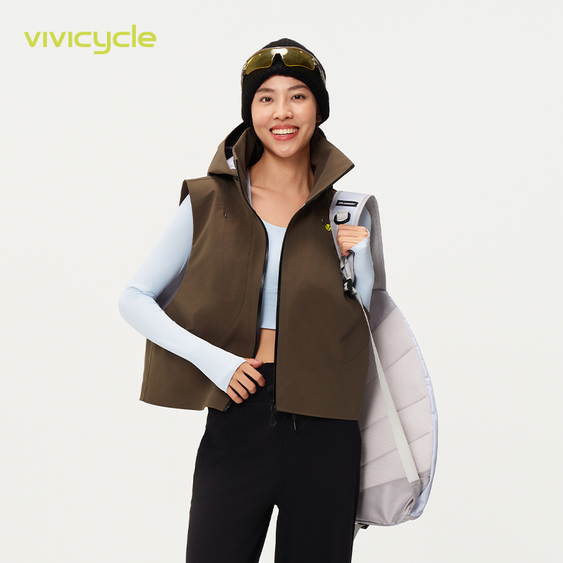 保暖VIVI CYCLE2024秋冬新款女士防风上衣宽松休闲户外时尚夹克