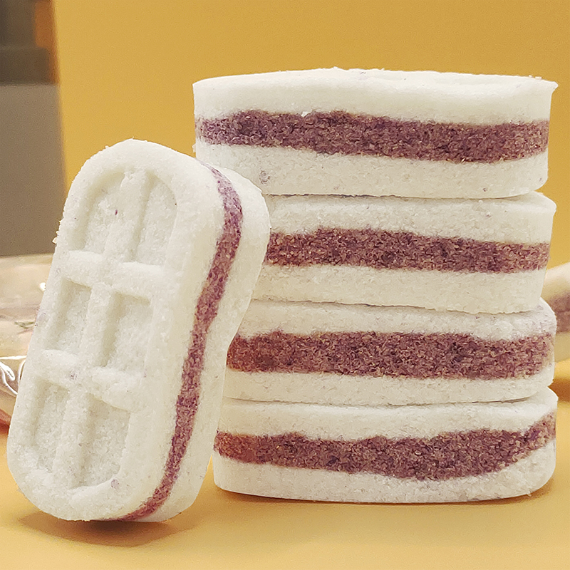 (小扬哥推荐)【8O包特价】紫薯芡实糕无蔗糖低脂糕点八珍糕海盐黑