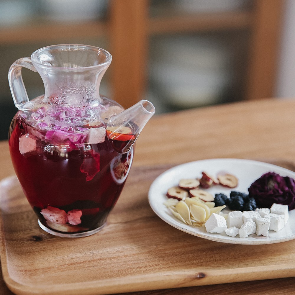 乐作|玫瑰桑葚茶茯苓百合枣片一包一壶吨茶包桑葚玫瑰花茶红枣片