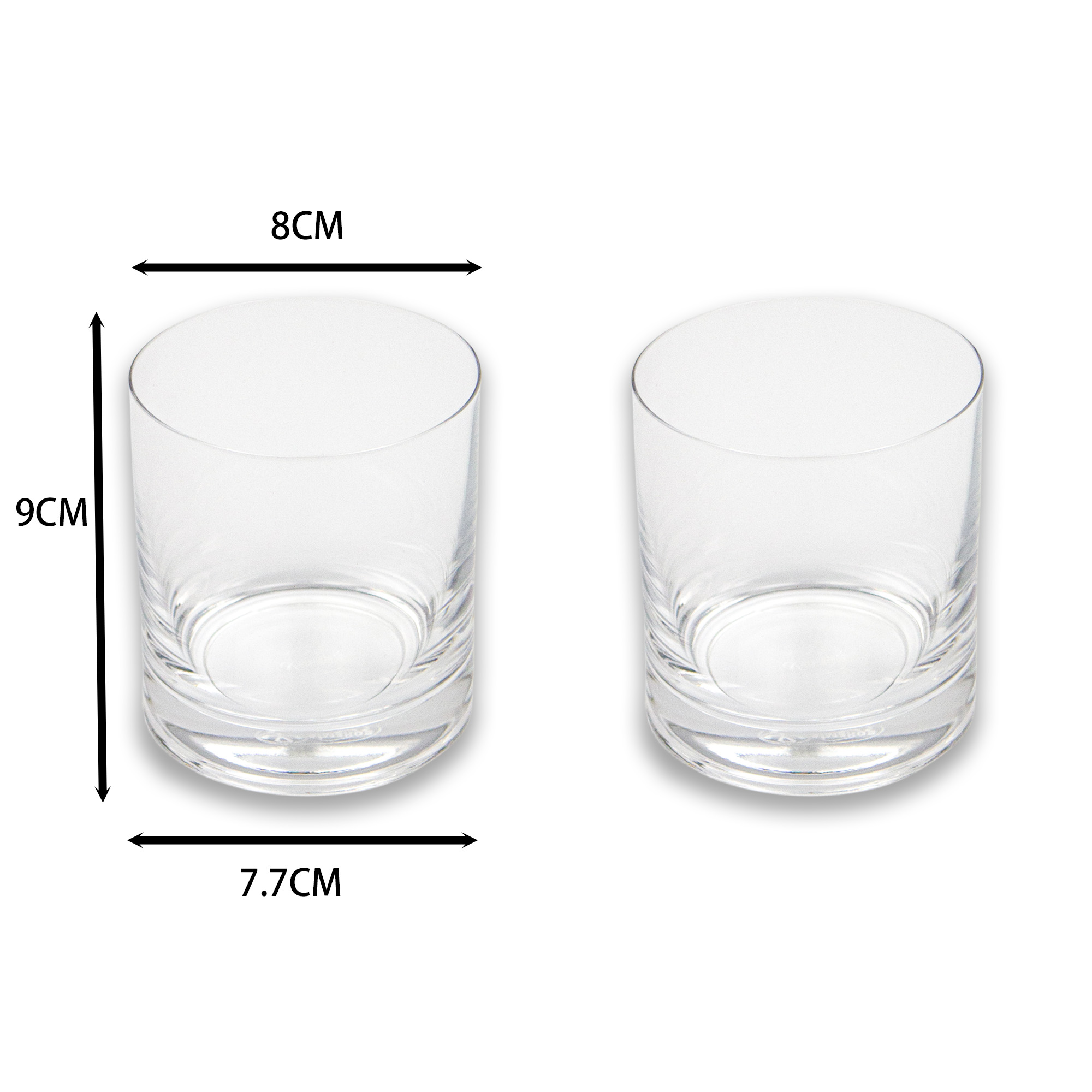 北欧进口轻奢酒杯水晶杯2只装【哎呦家16230】