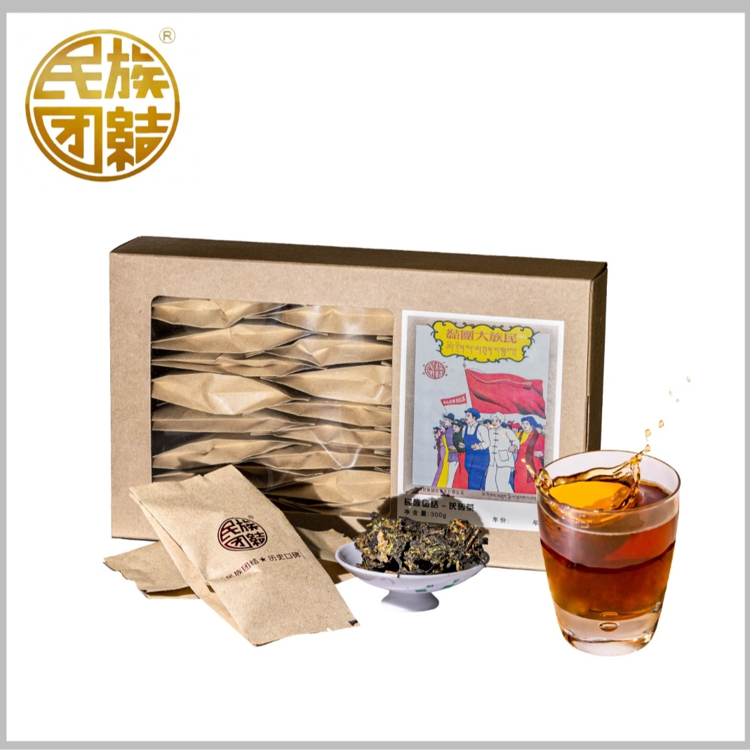 民族团结牌茯砖茶300g
