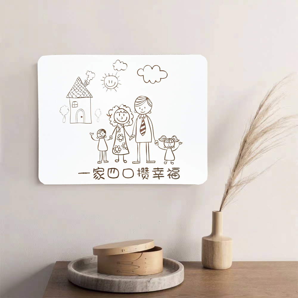 简约一家四口电表箱装饰画现代餐厅电闸配表箱遮挡挂画