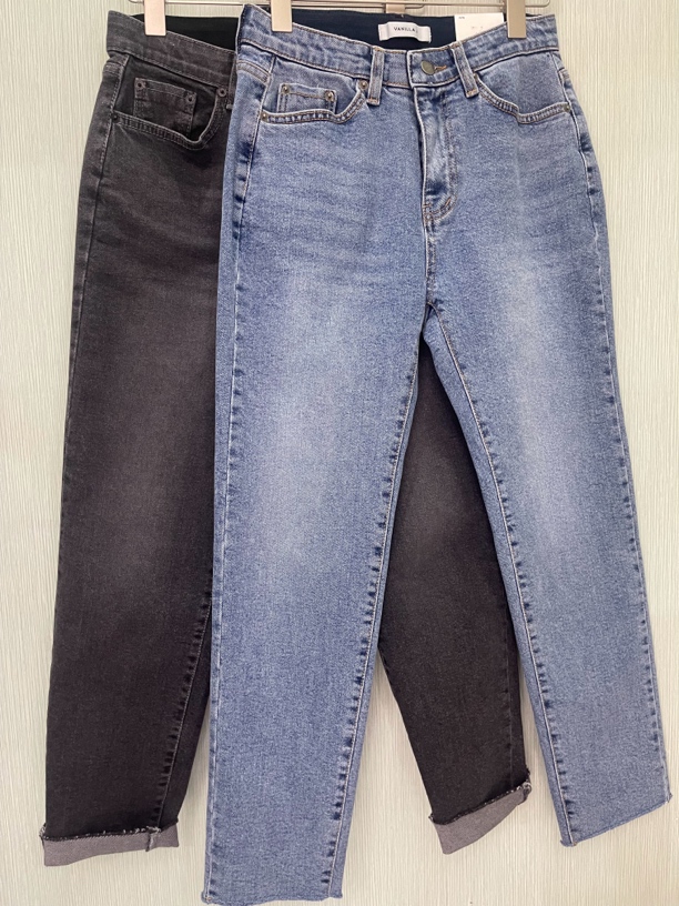 【茉莉花开】新款百搭牛仔裤