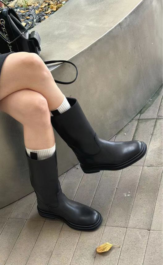 ［茉莉花开］新款皮靴