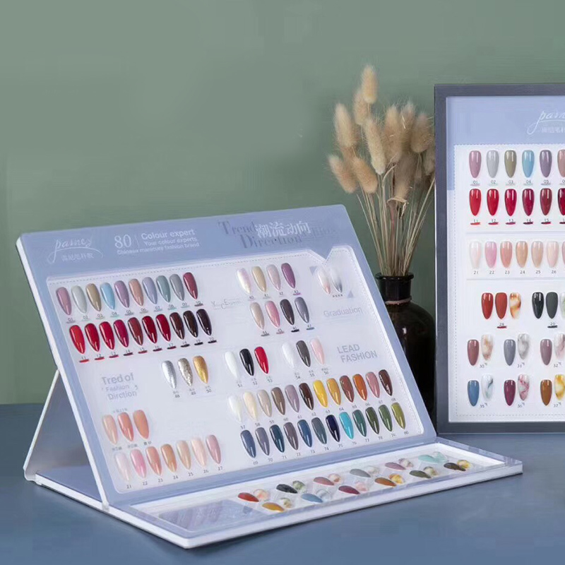 Rainey/雷尼原创指甲油胶全套全色板网红持久美甲店专用笔杆80色