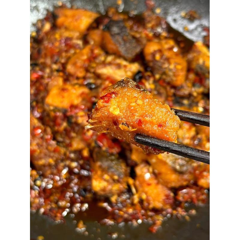 江西农家特色小吃 酒糟鱼（草鱼烟熏过） 油炸香辣  上班族下饭神器