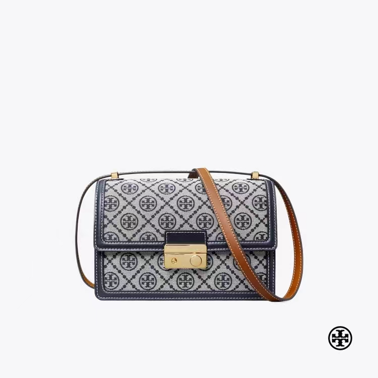  toryburch/汤丽柏琦MONOGRAM中号风琴包158526-405时尚女士【D】