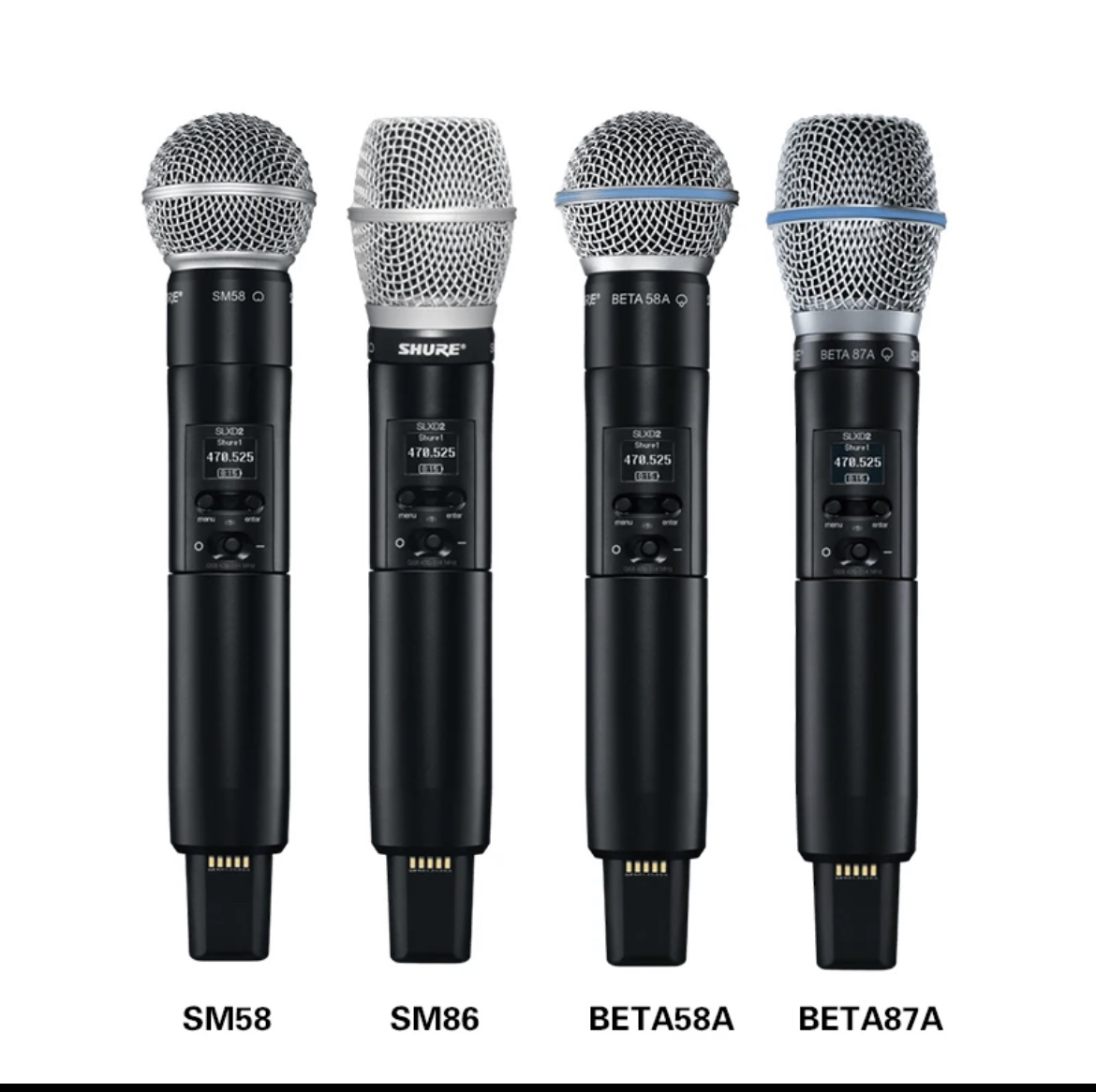 SHURE 舒尔SLXD24D BETA58 SM58 数字无线手持话筒单双通道麦克风