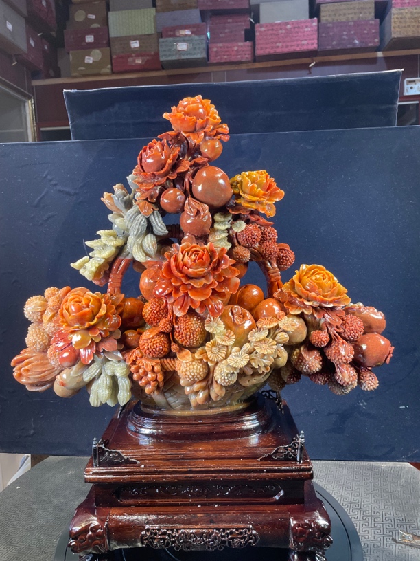 硕果累累（四季大果蓝）摆件