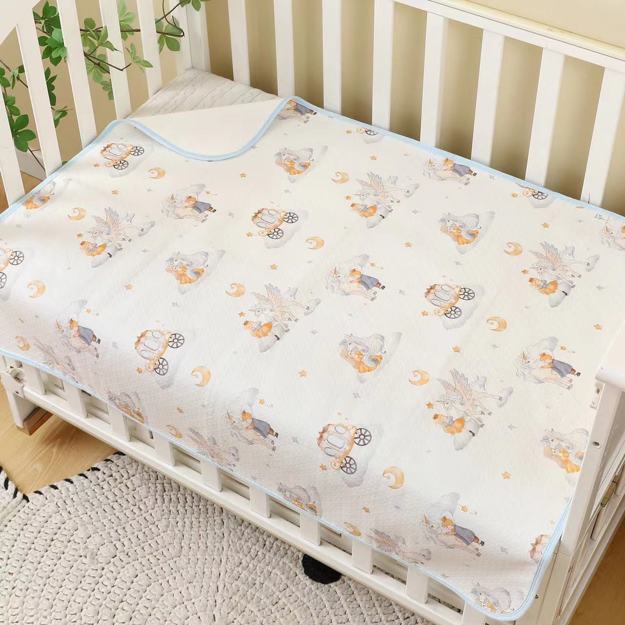 (贝安悦)纯棉婴儿童隔尿垫防水80*100可洗大号新生儿用品