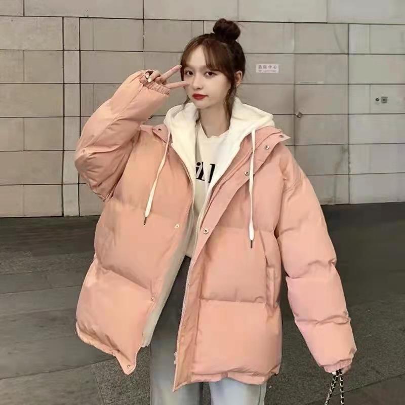 YAYA鸭鸭白鸭绒羽绒服2024冬季新款假两面女ins潮宽松加厚外套学