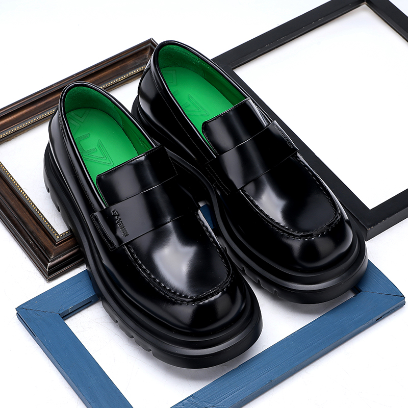 U7品牌男鞋 好鞋相伴 2025新款真皮厚底商务百搭男士休闲皮鞋