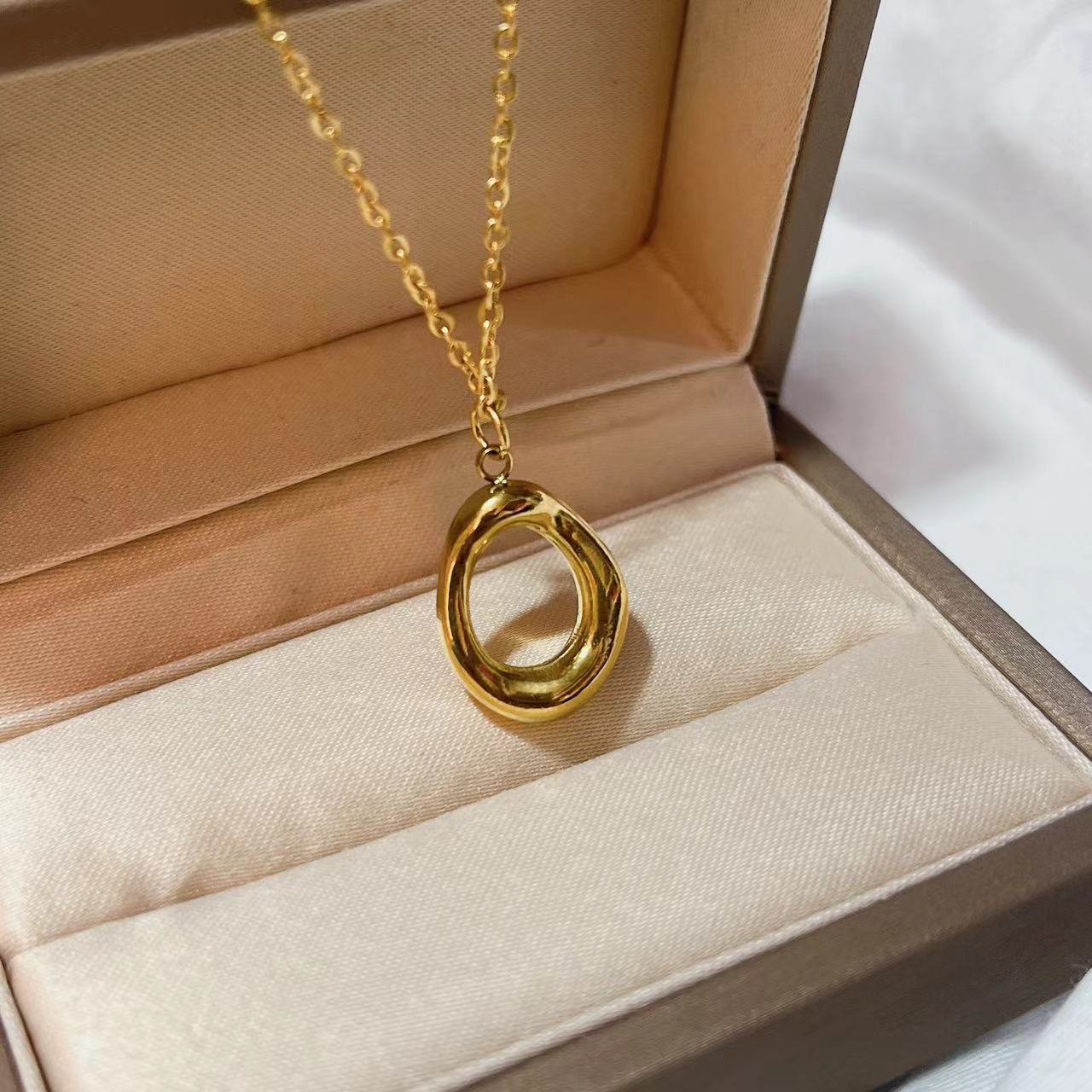 钛钢项链 A495  气质时尚百搭简约轻奢精致优雅ins项链