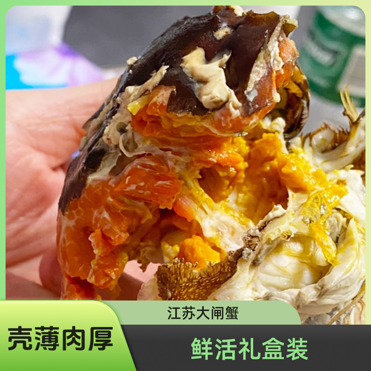 【活蟹】公3.5-3.2两 母2.5-2.2两8-10只 江苏大闸蟹鲜活螃蟹礼盒装