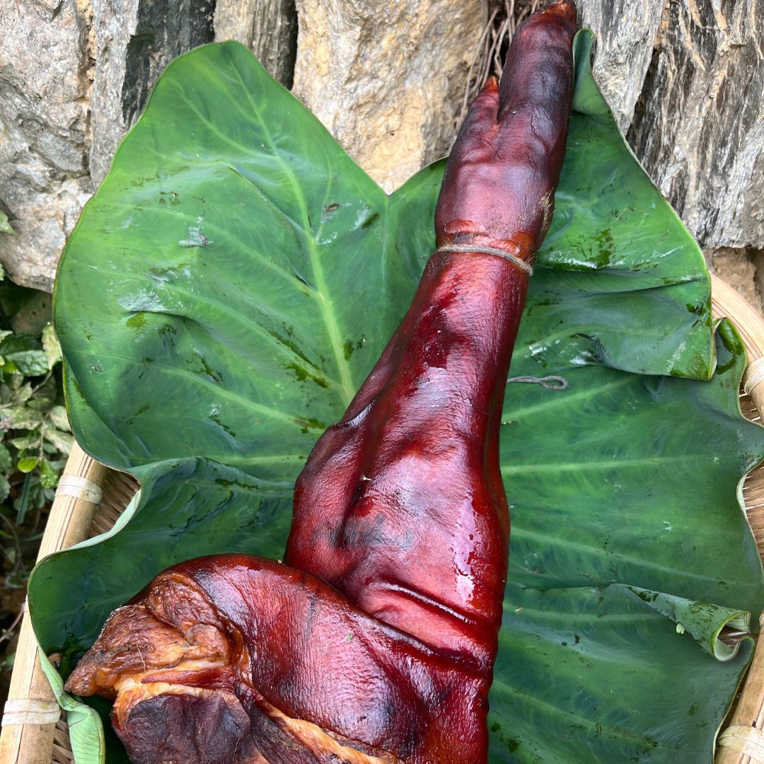 【腊猪脚】湖南邵阳柴火腊猪脚整只