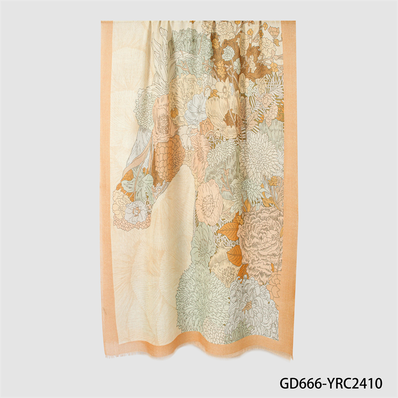 【轻扬花漪】戒指绒长巾尺寸70*200cmGD666-YRC2410