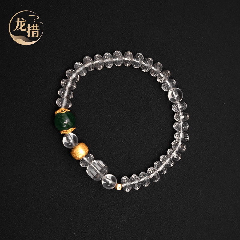 【龙措设计】白海晶华水晶手串 （多样性发货发其一）