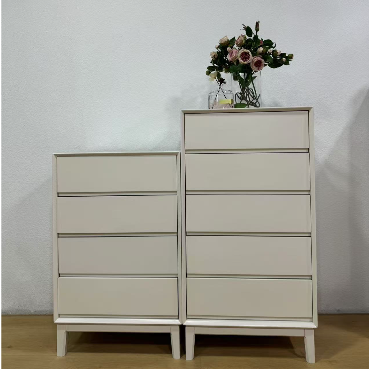 北欧实木五斗柜四斗橱现代简约储物柜客厅卧室收纳靠墙柜收纳柜