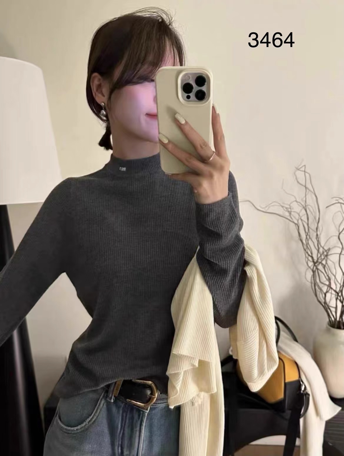 3464（部分无水洗唛，介意慎拍）SANFAN新款针织衫