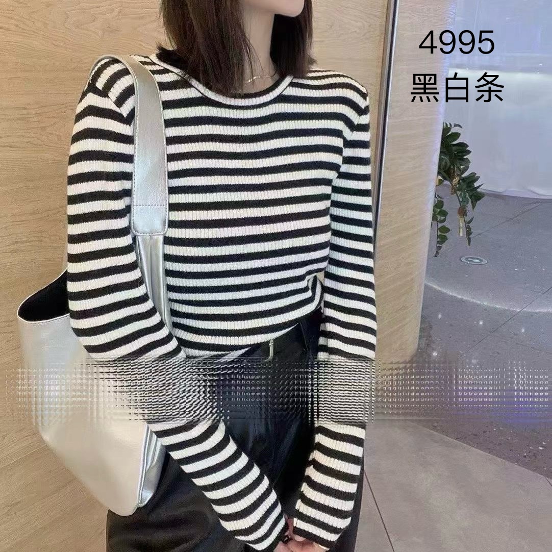 4995（部分无水洗唛，介意慎拍）SANFAN新款针织衫