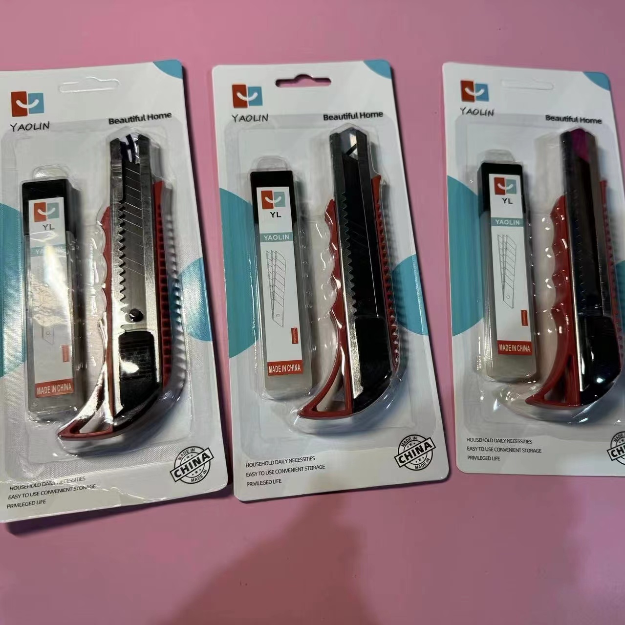 壁纸刀3套 款式随机 破损找客服  请勿差评 非腰带