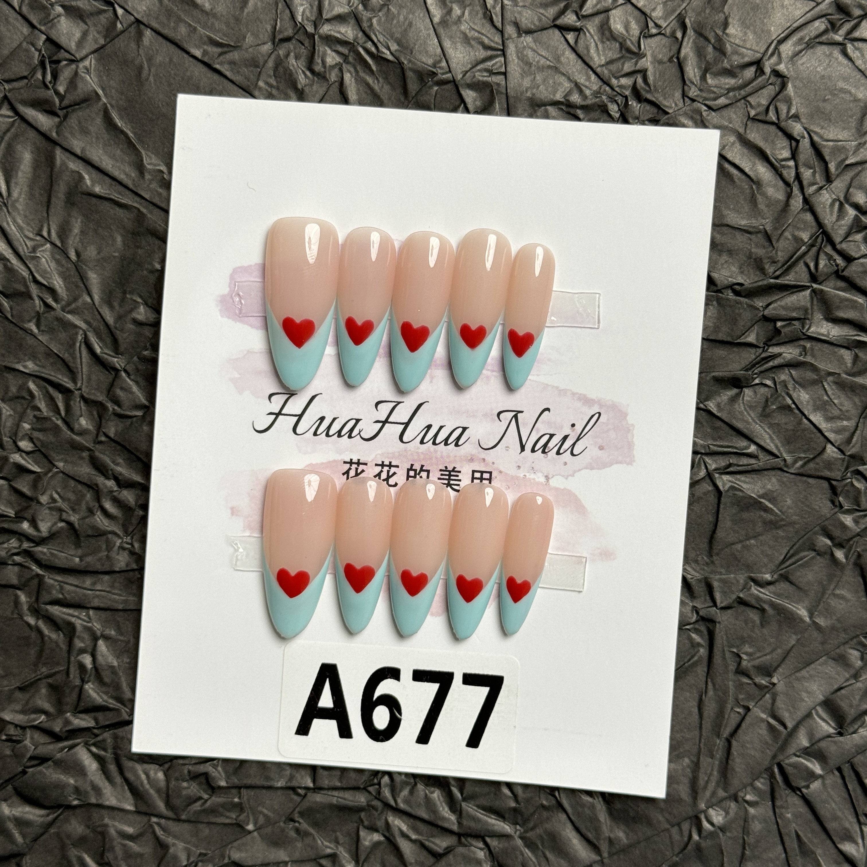 【A677】花花纯手工~辣妹晕染猫眼秋冬玳瑁色法式渐变ins风穿戴甲