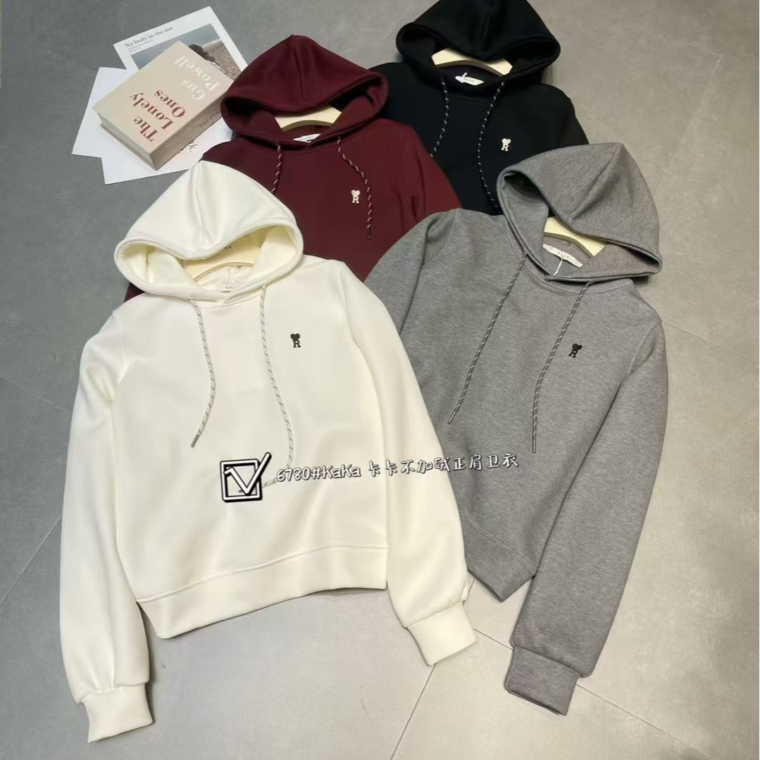 时尚抽绳连帽套头卫衣新款宽松显瘦慵懒风百搭长袖上衣通用 链接