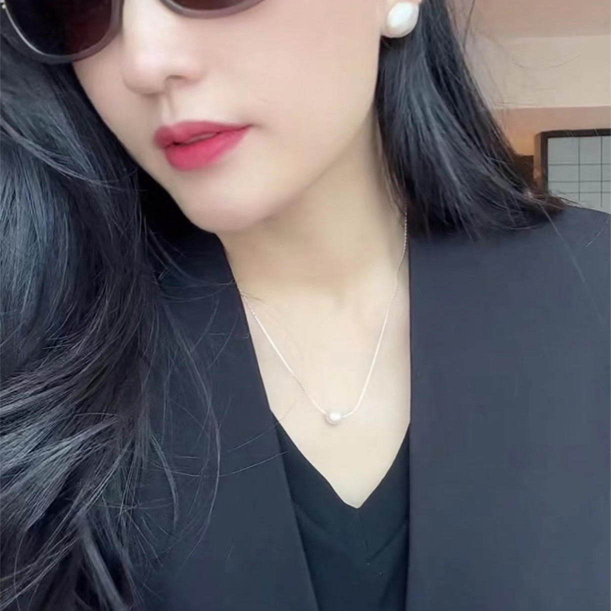 合金仿珍珠项链 自留韩风珠珠项链