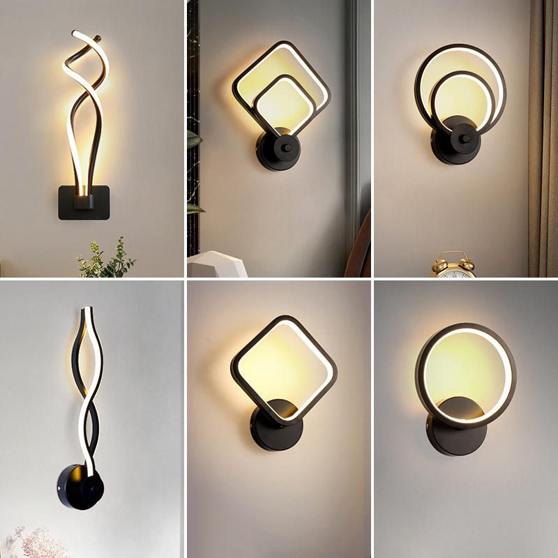 【特价直销】现代简约led壁灯玄关灯楼梯阳台床头背景墙壁灯