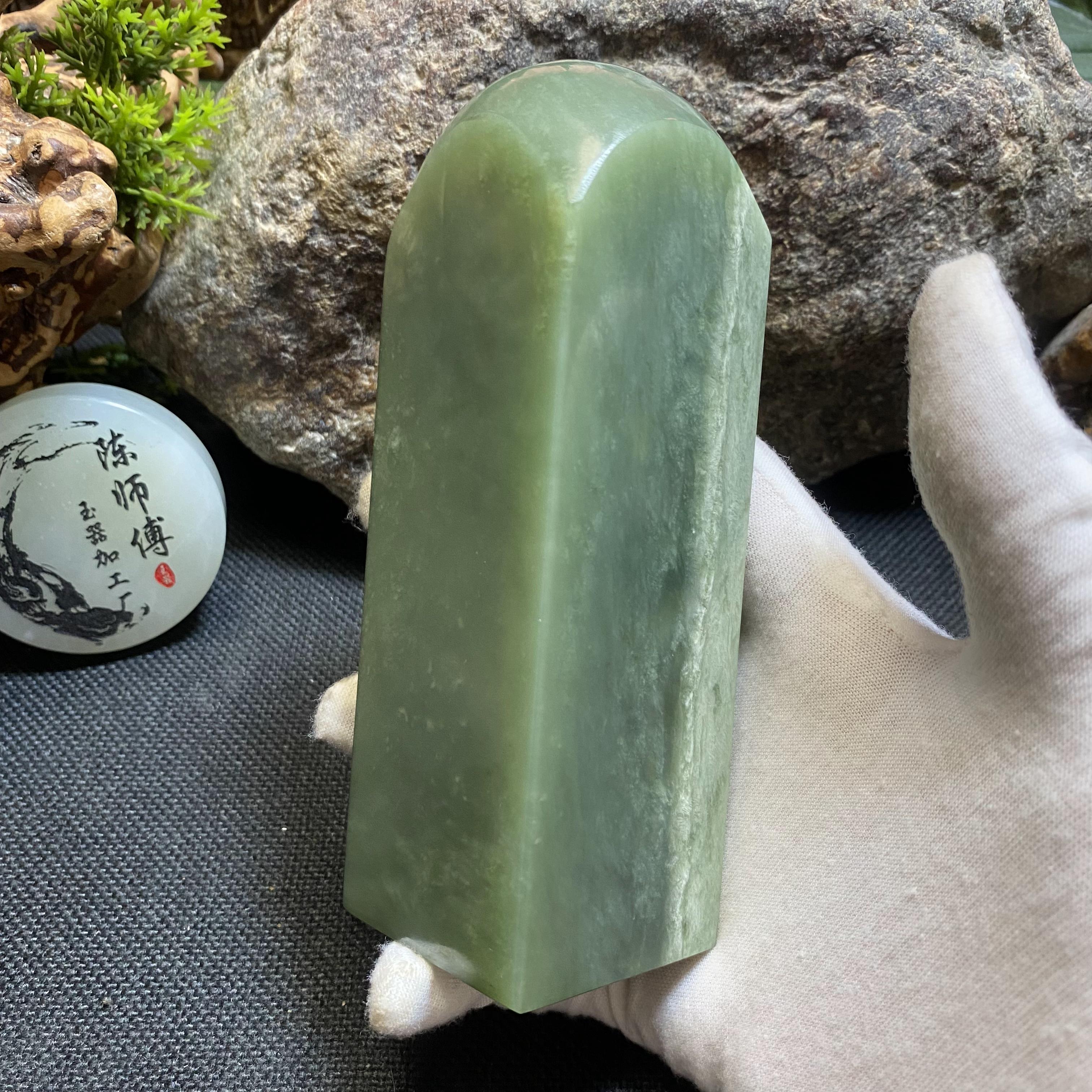 天然玉石岫玉俏色印章刻字篆刻玉石私章手工方章书法闲章名字镇尺