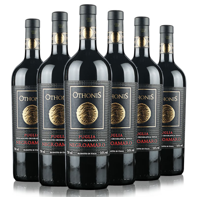 意大利进口红酒坎帕诺拉酒庄奥托尼斯黑曼罗16度风干红葡萄酒
