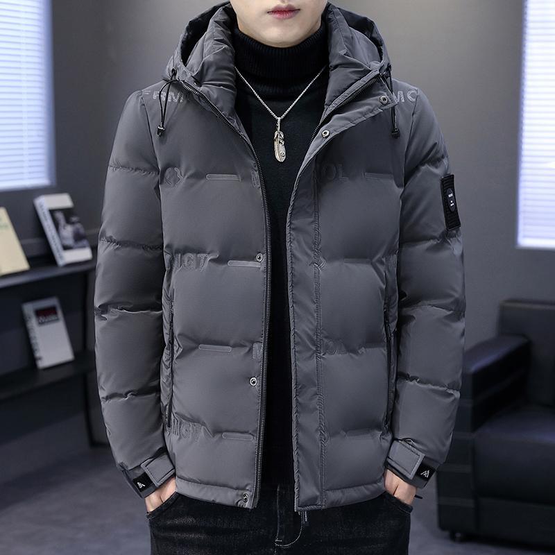 波司豋冬季新款男士羽绒服韩版修身时尚百搭羽绒外套2023潮流连帽