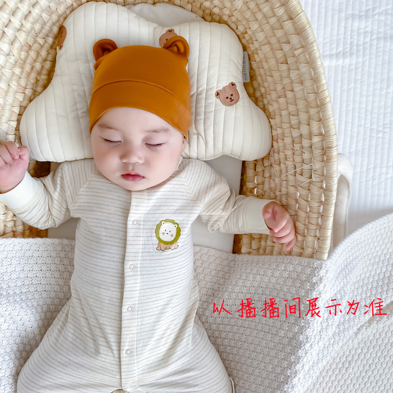 现货 新生儿连体衣婴儿纯棉秋季长袖秋冬