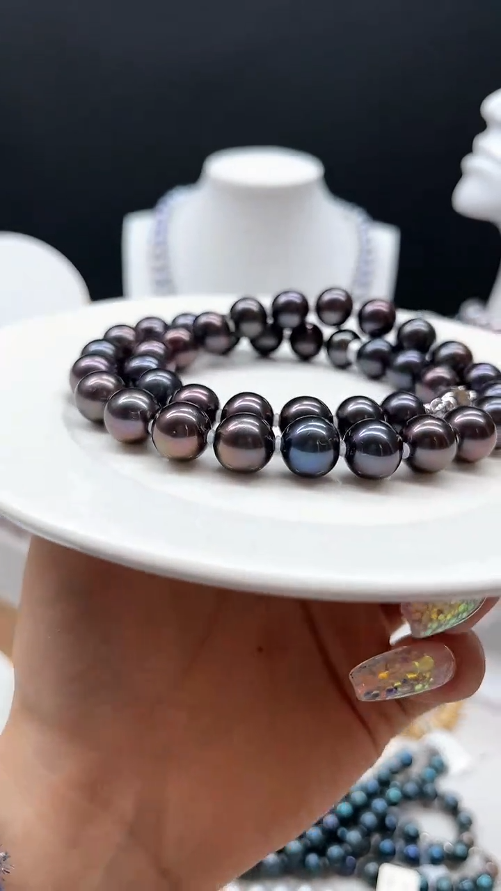 【闪购商品】海水珍珠颈饰银S925镶嵌莫兰迪