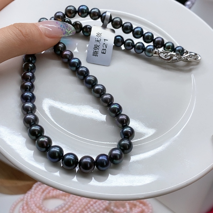 【闪购商品】海水珍珠颈饰银S925镶嵌B21
