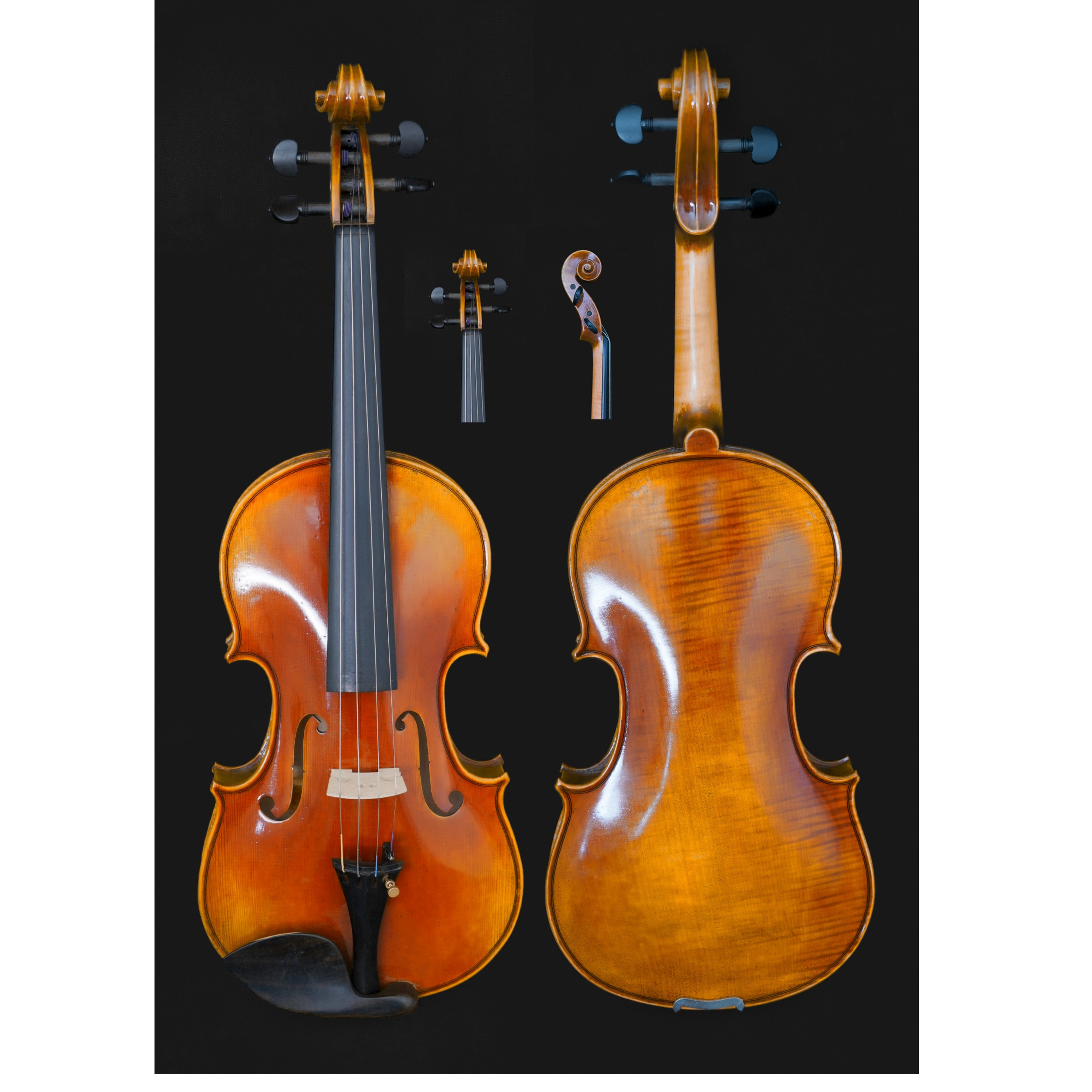 新手级-专业级 普通花纹 欧洲木料全手工小提琴仿古优质