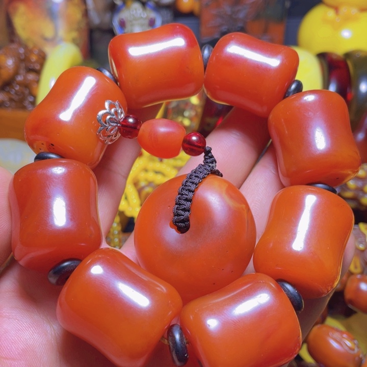 琥珀颈饰未镶嵌琥珀蜜蜡蜜蜡吊坠